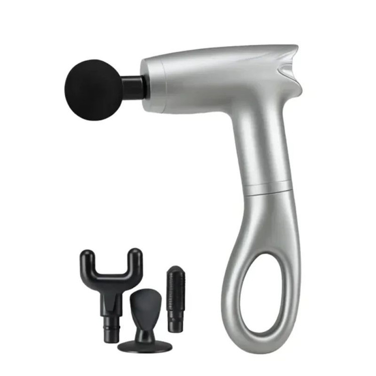 ماساژور تفنگی شارژی FASCIA GUN ماساژ عمیق عضلات با 4 سری مختلف کیفیت عالی