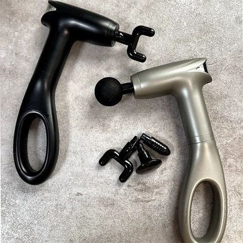 ماساژور تفنگی شارژی گان KH765 ماساژ عمیق عضلات با 4 سری مختلف کیفیت عالی