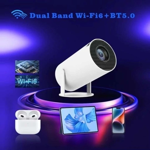ویدئو پروژکتور اندروید HY300 اصلی رم خور دارای کنترل با قابلت نصب برنامه قیمت عالی
