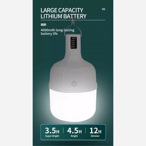 لامپ چراغ شارژی اصلی 38W DP7813C باتری 4000 کیفیت عالی