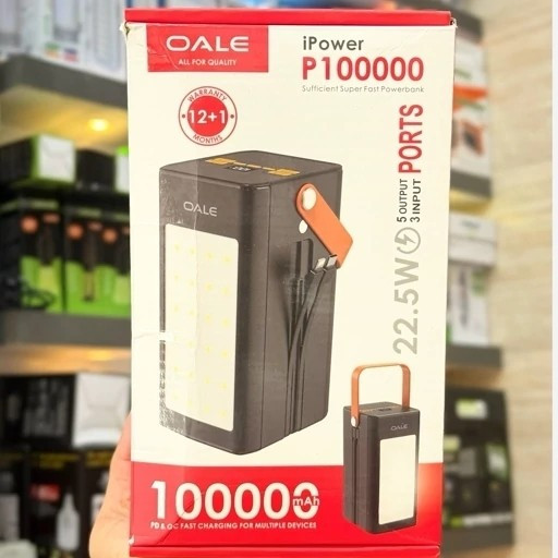پاوربانک 100000 میلی امپر اصلی OALE iPower P100000 قیمت عالی