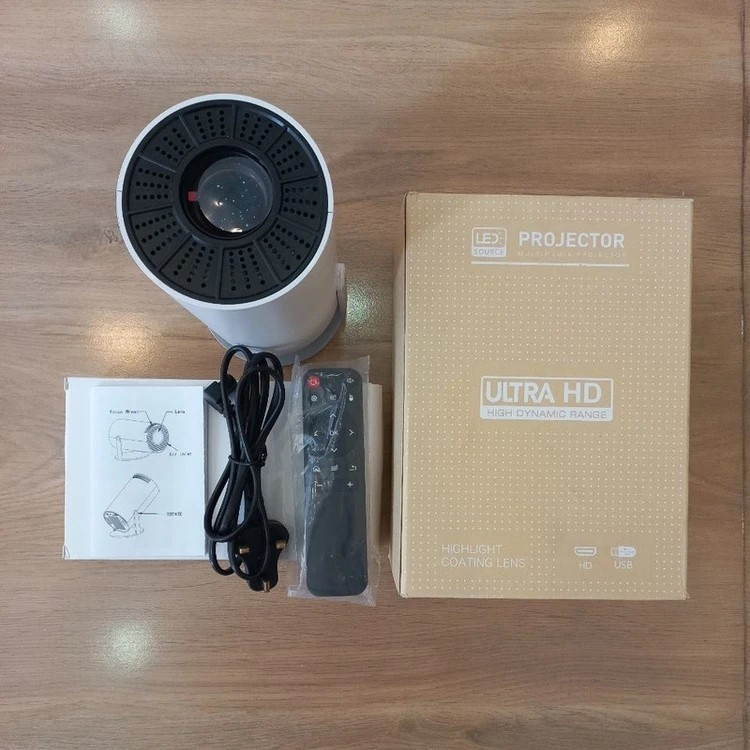 ویدئو پروژکتور استوانه ای HY300 ULTRA HD اصلی بهمراه کنترل کیفیت عالی
