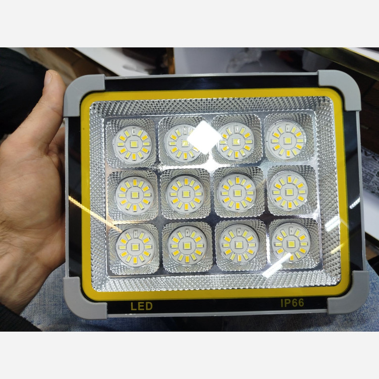 پروژکتور خورشیدی شارژی LED بزرگ 3 باتری اصلی قیمت عالی