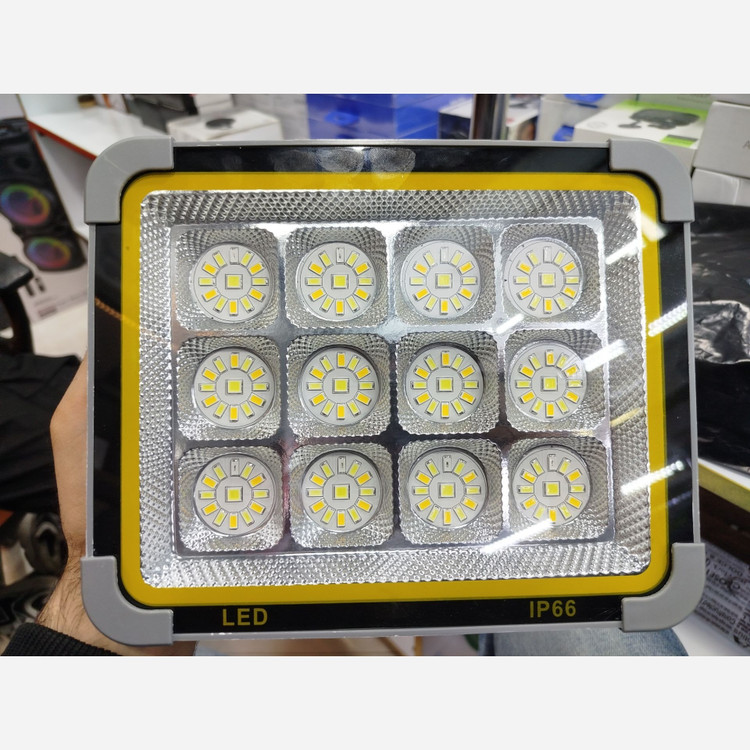 پروژکتور خورشیدی شارژی LED بزرگ 3 باتری اصلی قیمت عالی