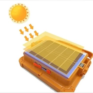 پروژکتور شارژی خورشیدی باتری بزرگ دارای سولار شارژ کیفیت عالی