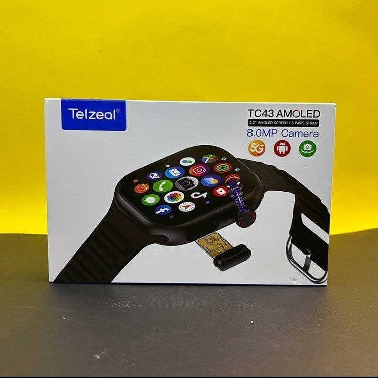 ساعت هوشمند سیم کارت خور Telzeal TC43 آمولد با دوربین مخفی ریجستری کیفیت عالی