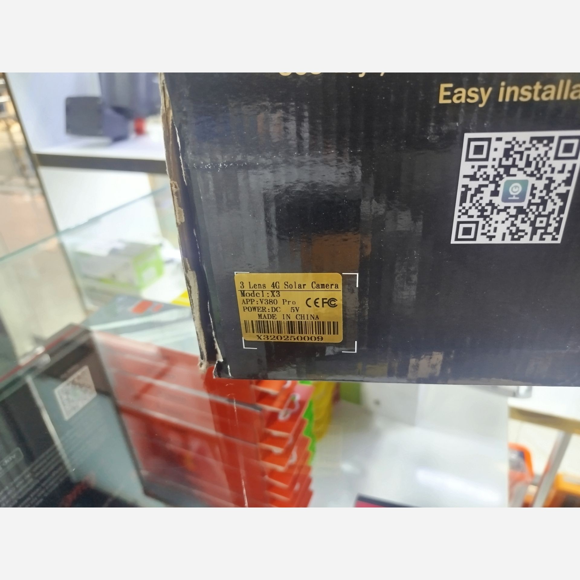 دوربین سیم کارتی بیسیم 3 لنز v380 pro مدل X3 رم خور دید در شب رنگی دزدگیر قیمت عالی