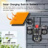 دوربین سیم کارتی بیسیم 3 لنز v380 pro مدل X3 رم خور دید در شب رنگی دزدگیر قیمت عالی