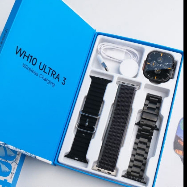 ساعت هوشمند تلزیل مدل WH10 ULTRA 3 ضدآب صفحه نمایش آمولد قیمت عالی