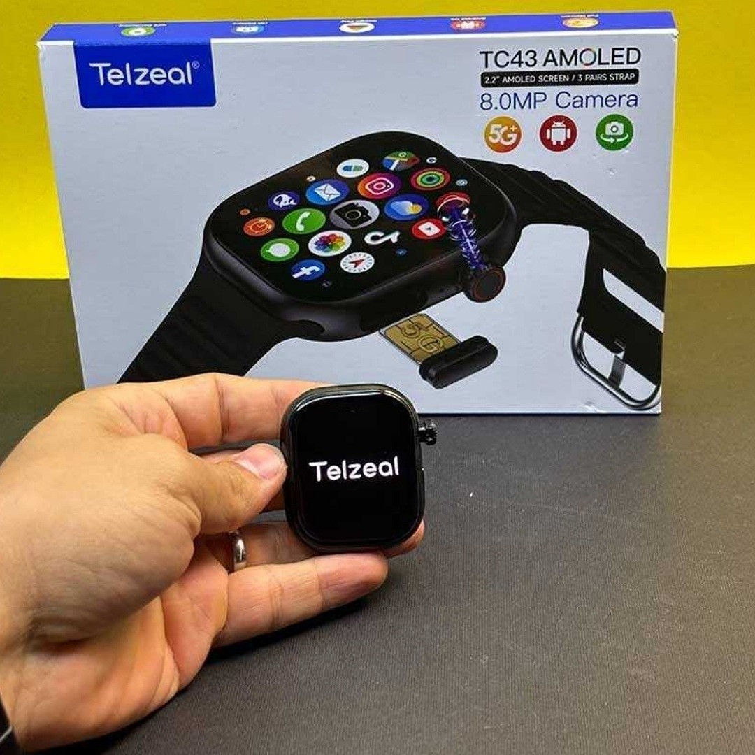 ساعت هوشمند سیمکارت خور Telzeal TC43 AMOLED با دوربین مخفی ریجستری قیمت عالی