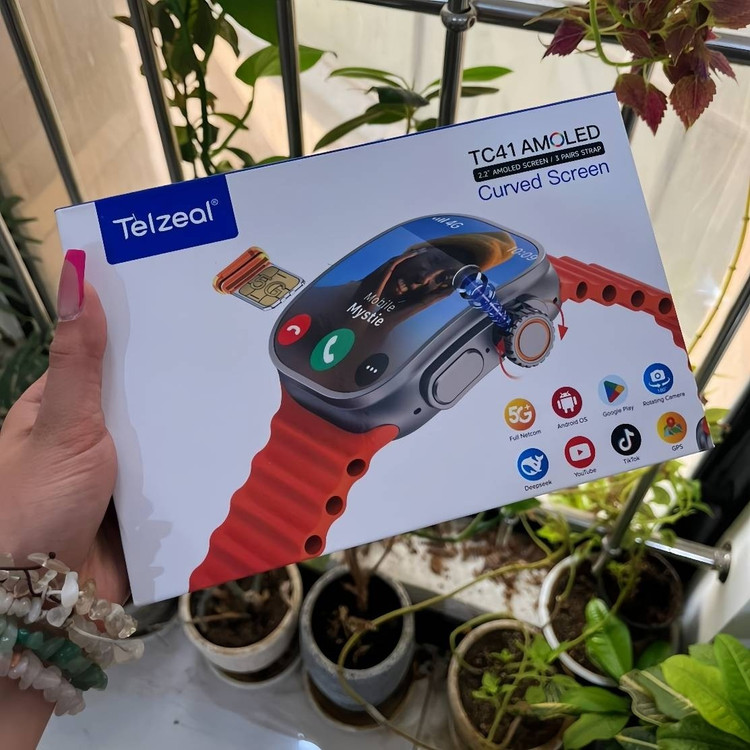 ساعت هوشمند سیم کارت خور TELZEAL TC41 دوربین چرخشی ریجستر قیمت عالی