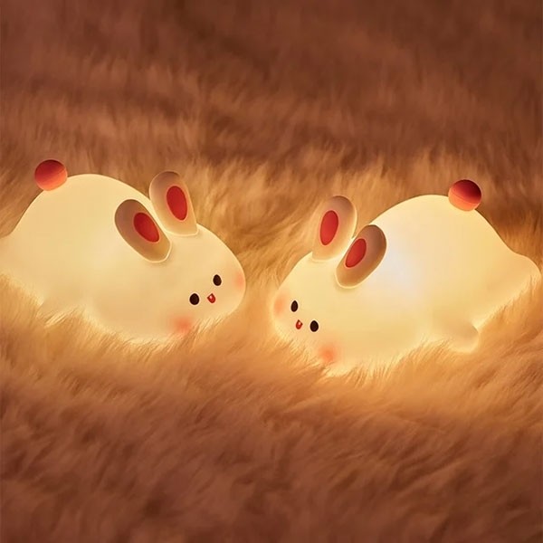 چراغ خواب سیلیکونی خرگوش اصل چند رنگ قیمت عالی