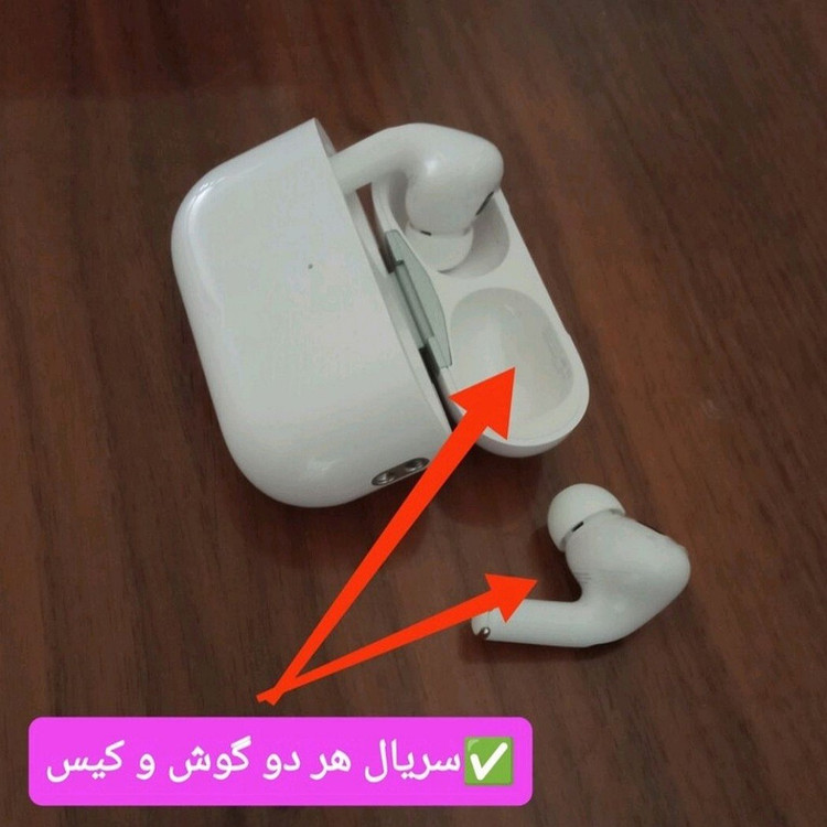 ایرپاد پرو 2 ANC نویز کنسلینگ دار airpods pro 2 anc باتری قدرتمند جدید پرفروش کیفیت عالی