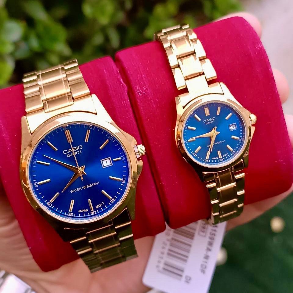 ساعت مچی کاسیو casio زنانه و مردانه قفل کلیپسی و دارای روز شمار