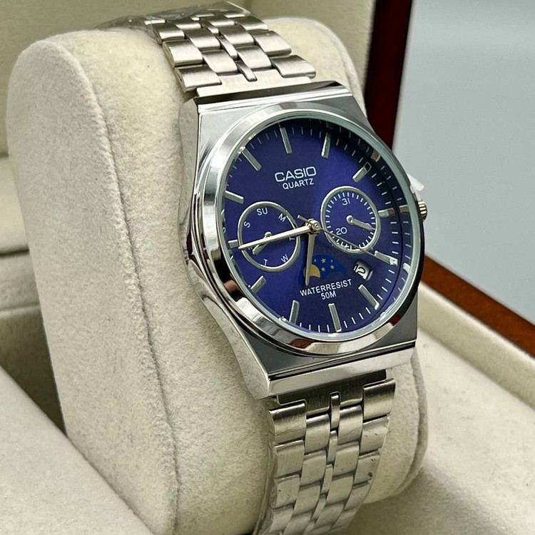 ساعت مچی مردانه استیل کاسیو به قیمت پخش نمایندگی با ارسال رایگان