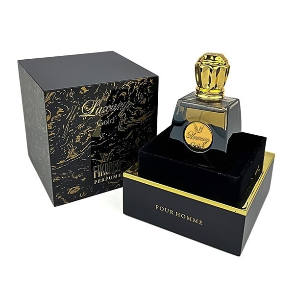 ادکلن مردانه فیکورس لاکچری گلد Luxury gold (آمبرنومد لویی ویتون)