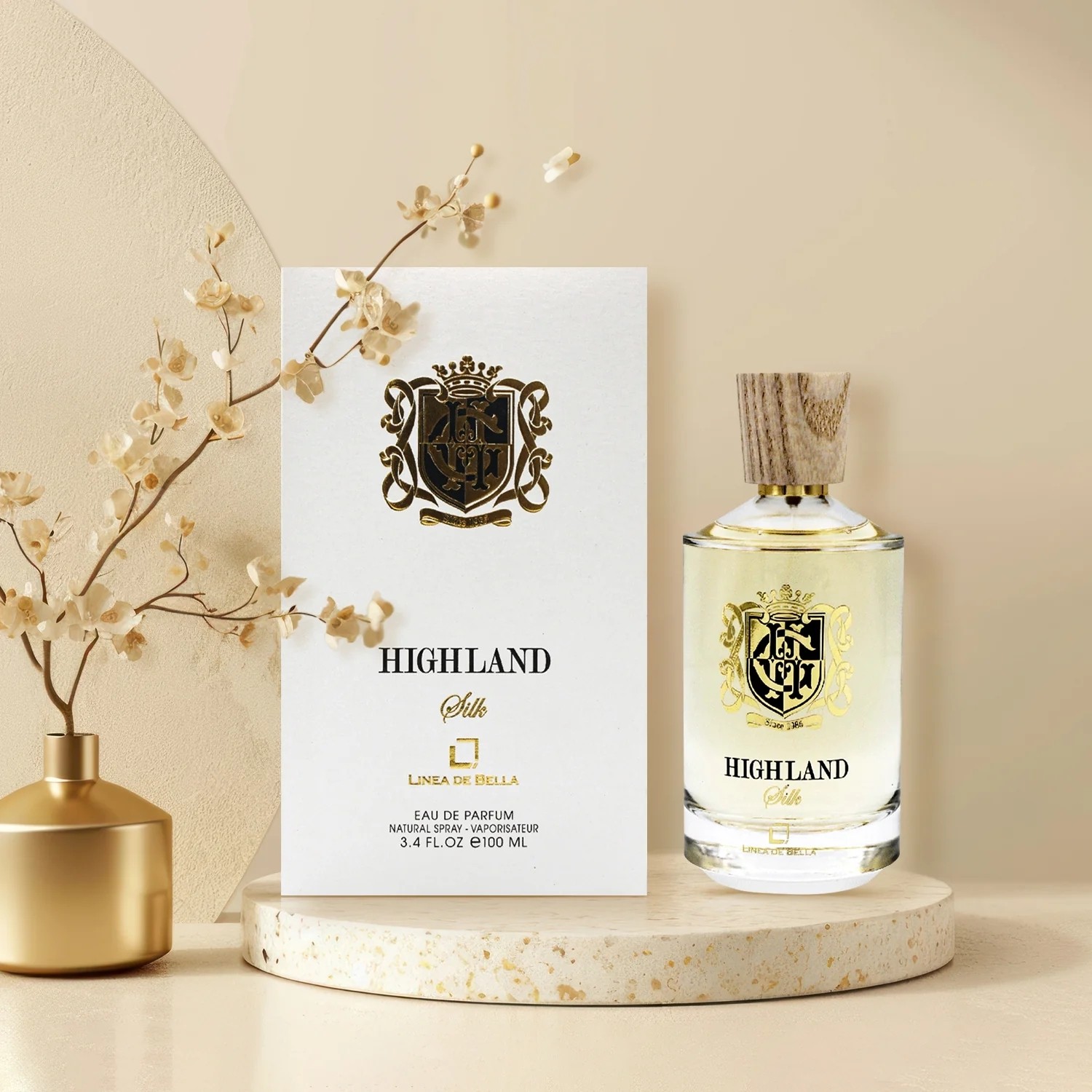 عطر ادکلن لینا د بلا های لند سیلک زنانه Linea De Bella Highland Silk W