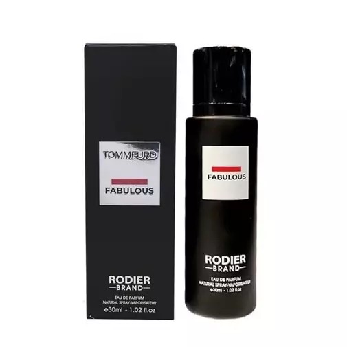 عطر جیبی مردانه رودیر مدل تامفورد فبلیوس Tom Ford Fabulous حجم 30 میلی لیتر