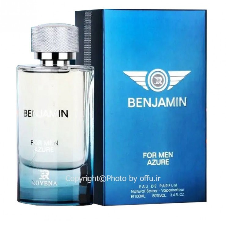ادوپرفیوم مردانه روونا مدل بنجامین آزور Rovena Benjamin Azure