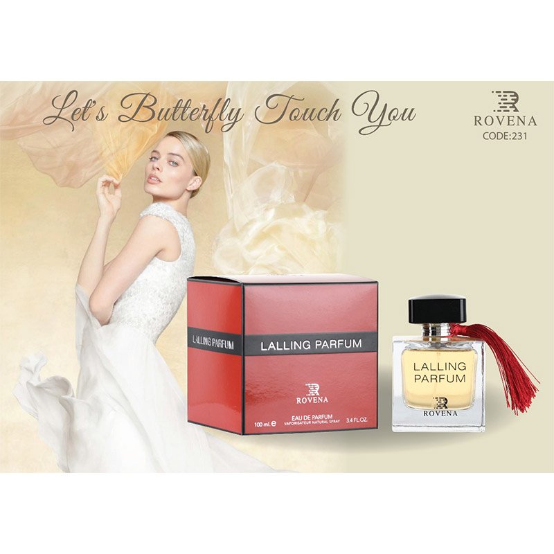 عطر ادکلن رونا لالینگ(لالیک) قرمز پرفیوم ROVENA Lalling Parfum