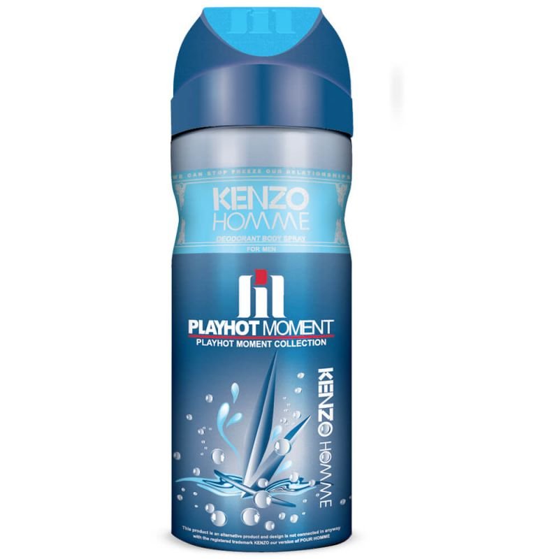 اسپری دئودورانت مردانه پلی هات مومنت مدل Kenzo Homme Playhot Moment Kenzo Homme Spray