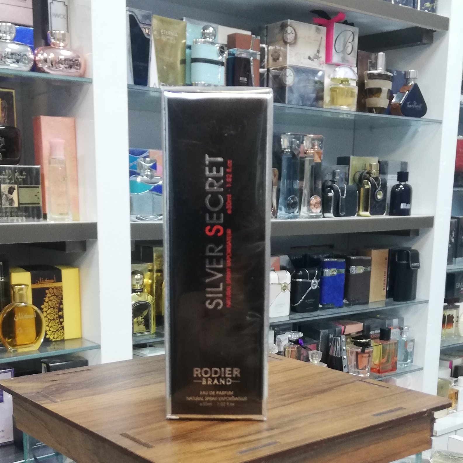 عطر جیبی مردانه رودیر مدل Silver Secret حجم 30 میلی لیتر
