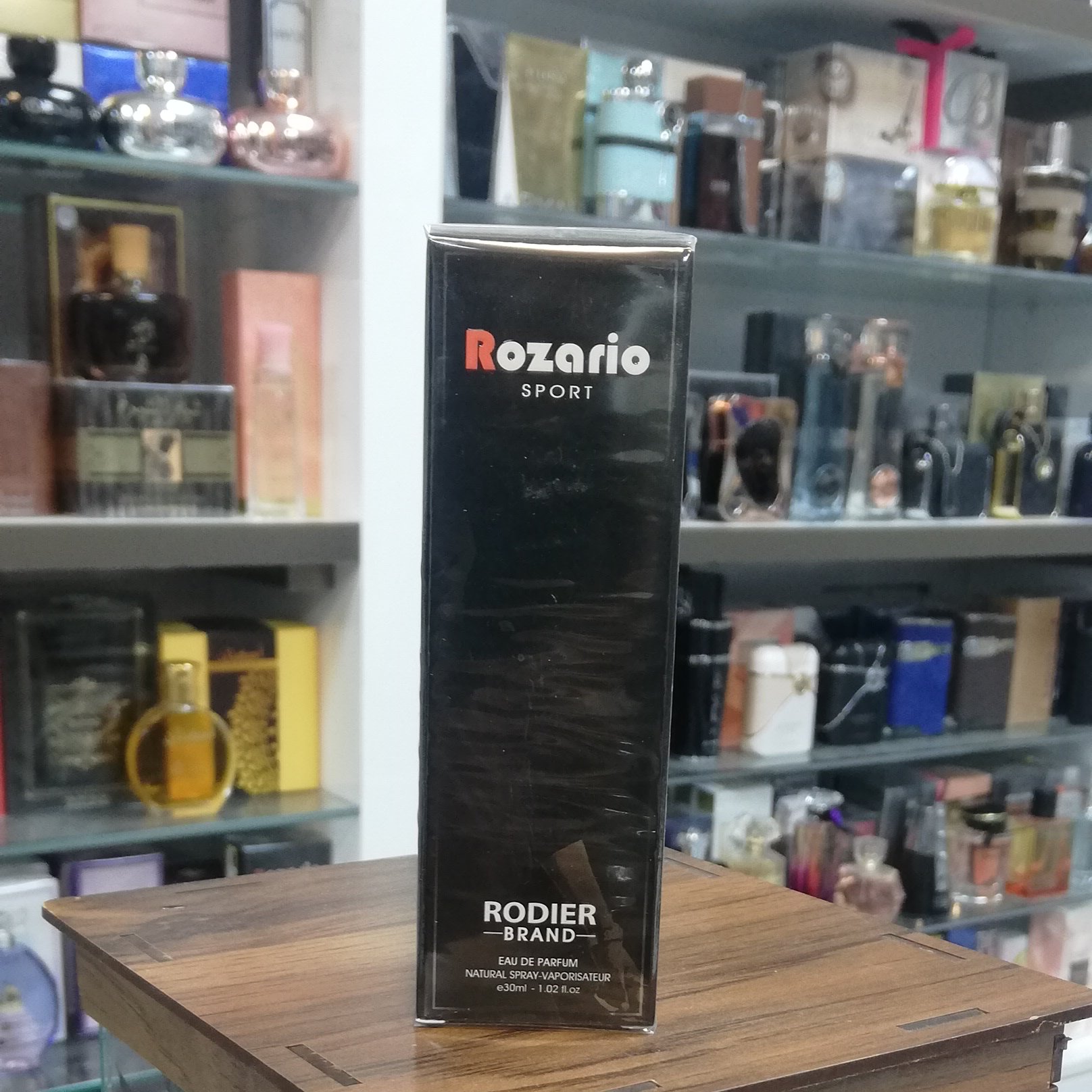 عطر جیبی مردانه رودیر مدل Rozario حجم 30 میلی لیتر