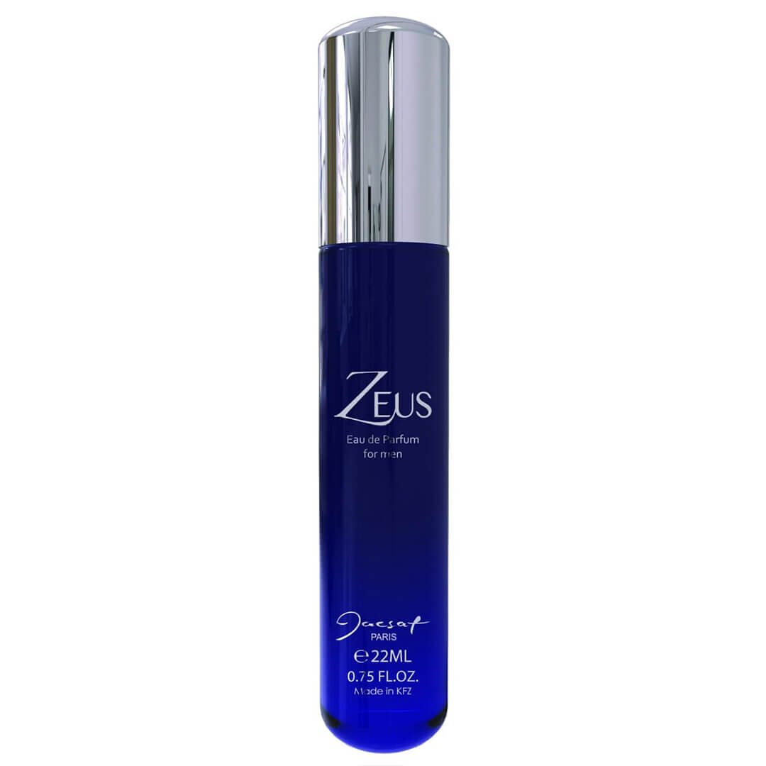 عطر جیبی مردانه ژک ساف زئوس Jacsaf Zeus حجم 22 میلی لیتر