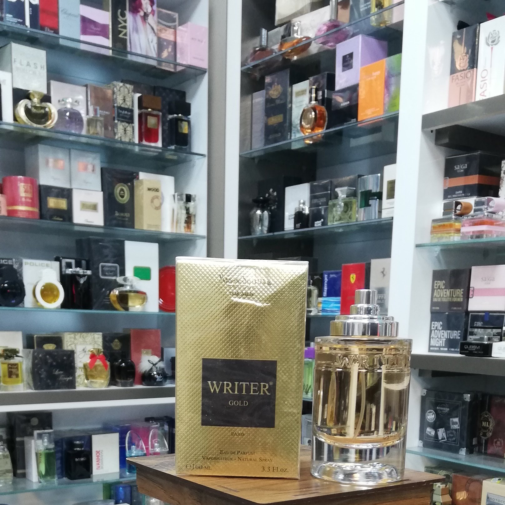 عطرادکلن پاریس بلو مدل رایتر گلد Writer Gold Paris Bleu Parfums Writer Gold Eau de Toilette