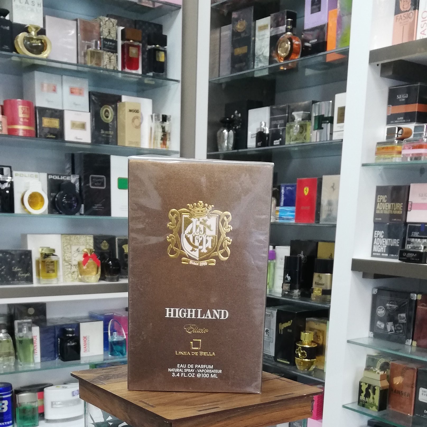 ادکلن مردانه هایلند الکسیر Linea De Bella Highland