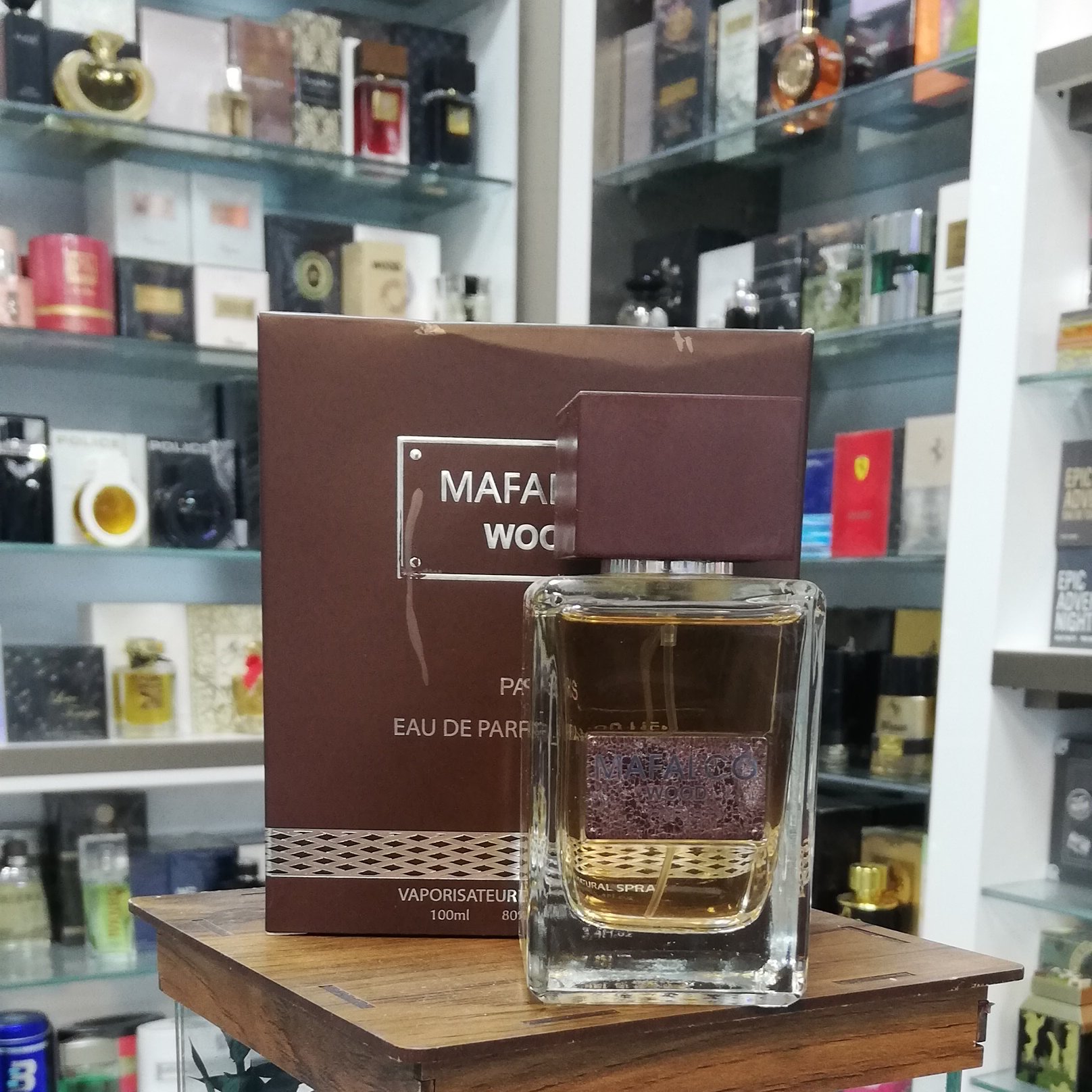 عطر ادکلن پاریس بلو مافالکو وود Paris Bluue Mafalco Wood حجم 100 میلی لیتر