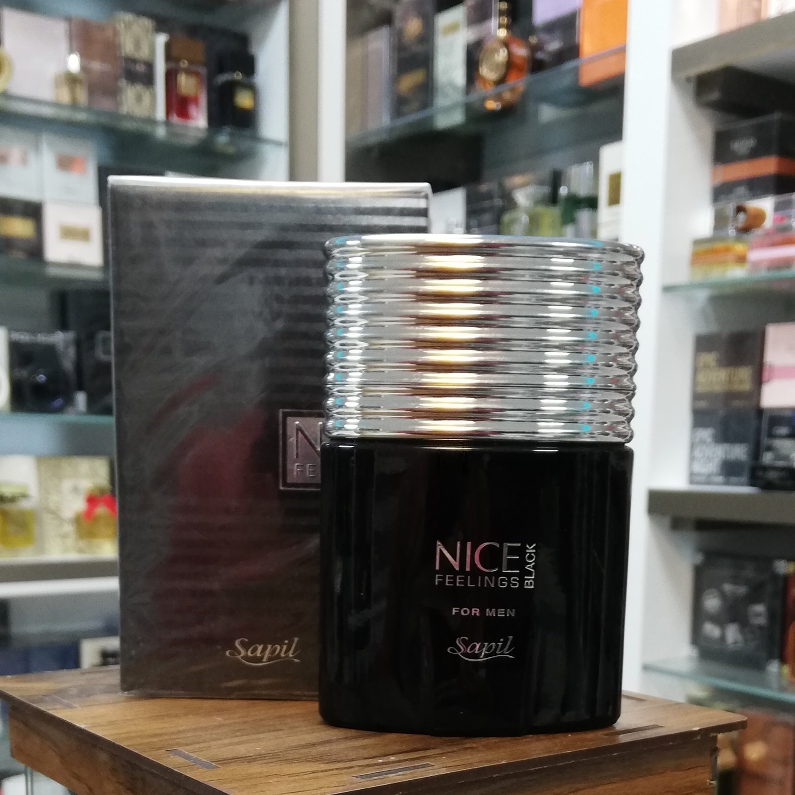 SAPIL NICE FEELINGS BLACK EAU DE TOILETTEادو تویلت ساپیل مدل نایس فیلینگز بلک مردانه
