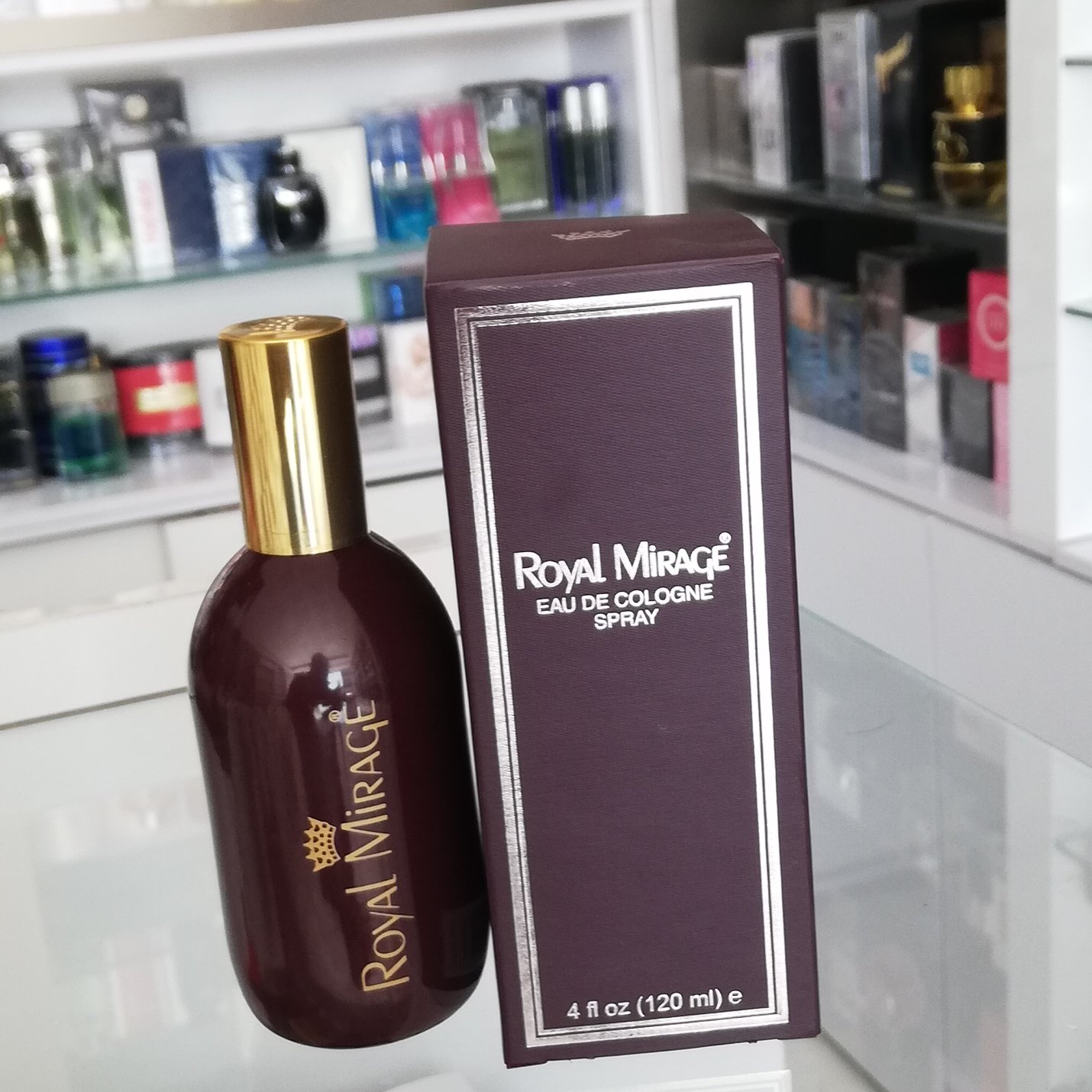 عطر ادکلن رویال میراژ میراج قوه ای زرشکی Royal Mirage Brown Classic Original