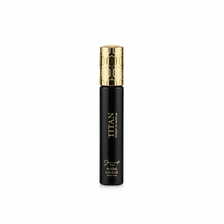 عطر جیبی مردانه ژک ساف مدل TITAN با رایحه تلخ حجم 22 میلیلیتر