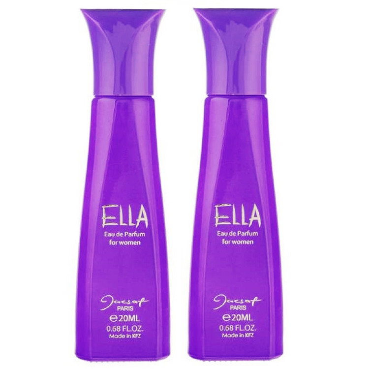 عطر جیبی زنانه ژک ساف مدل Ella حجم 20 میلی لیتر بسته 2 عددی