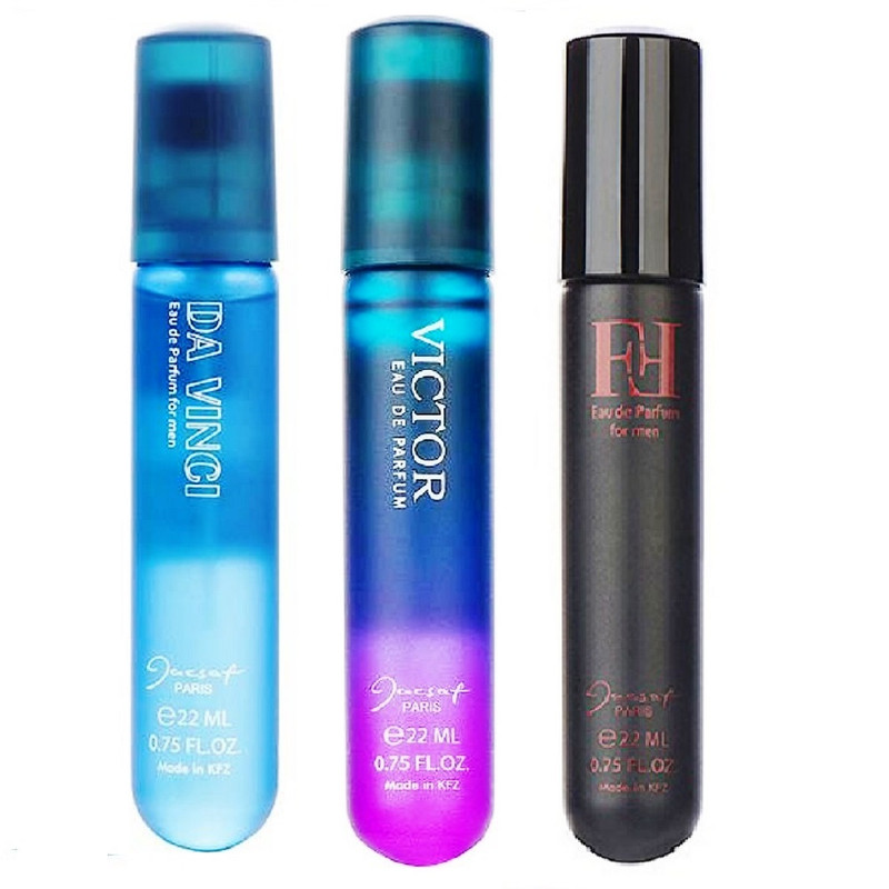 عطر جیبی مردانه ژک ساف مدل J2 حجم 22 میلی لیتر مجموعه 3 عددی