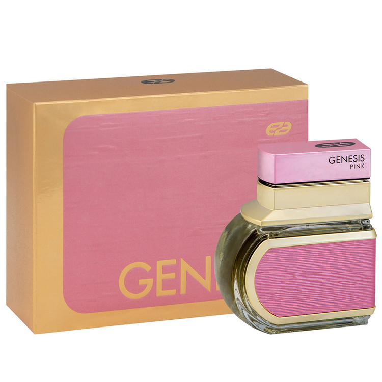 ادو تویلت زنانه عماد آرا مدل Genesis Pink حجم 100 میلی لیتر به همراه ادو تویلت مردانه عماد آرا مدل جنسیس