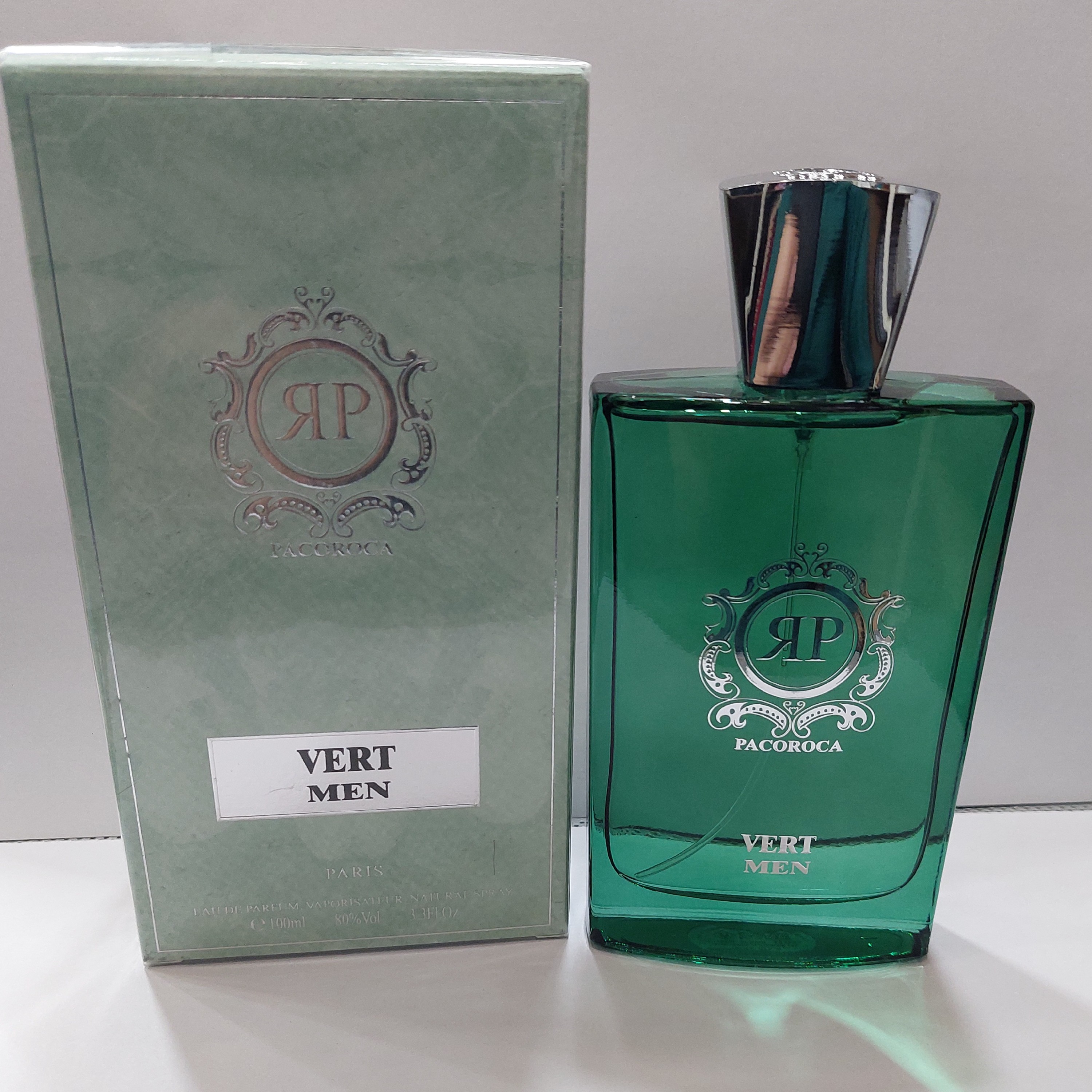 پاکاروکا ورت ادکلن 100 میل pacoroca vert men 100 ml