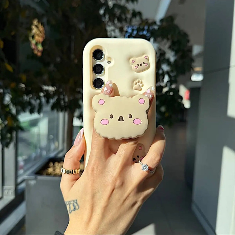 کاور مدل فانتزی عروسکی طرح خرس مناسب برای گوشی موبایل اپل iphone 16 pro