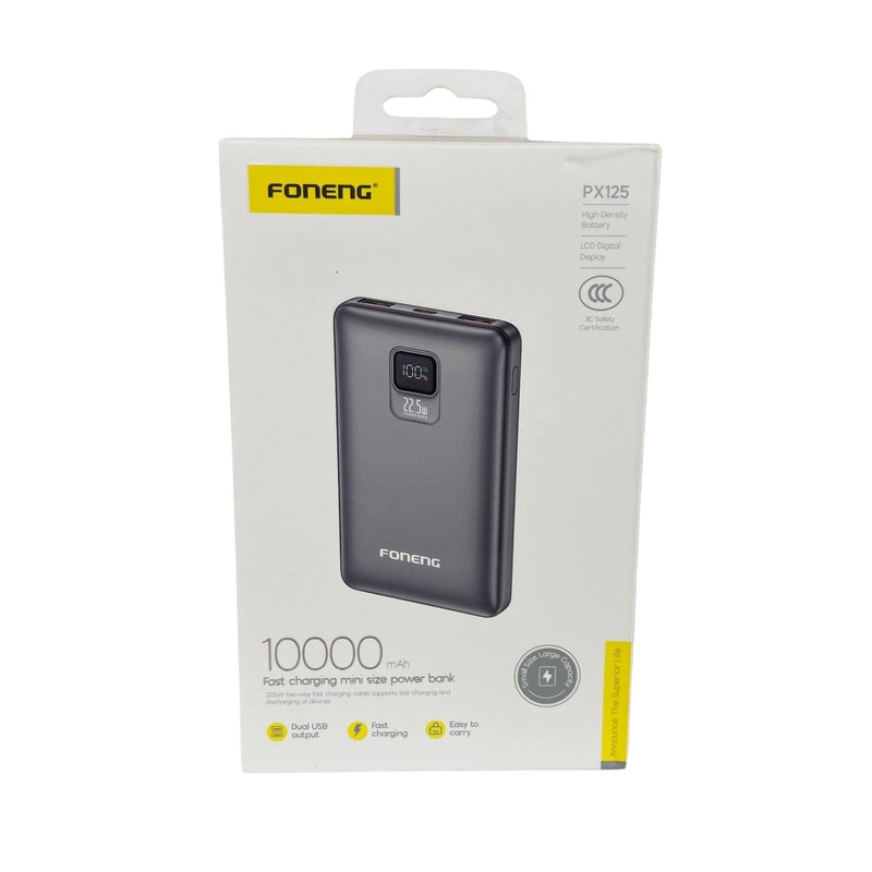 پاوربانک 22.5 وات فوننگ مدل PX125 ظرفیت 10000 میلیآمپرساعت
