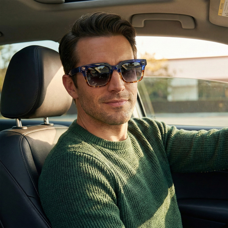 عینک آفتابی ویفرر (Wayfarer) آلبرت وگ مدل S31105-C4 Polarized Avantgarde Visionary
