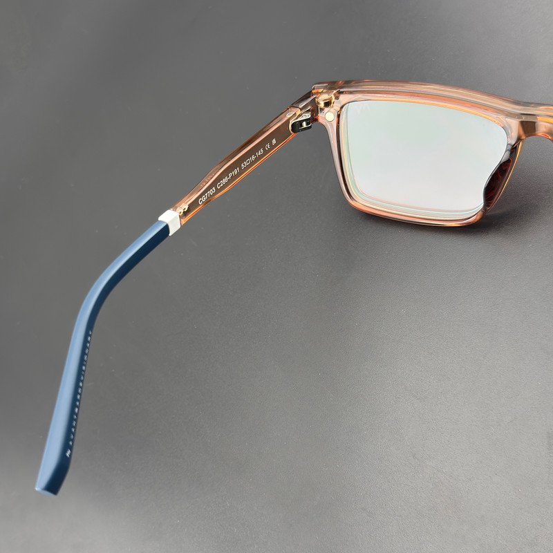 فریم عینک طبی آلبرت وگ مدل CG7703C286P191 Polarized Double Switch مناسب برای انواع صورت به همراه کاور آفتابی