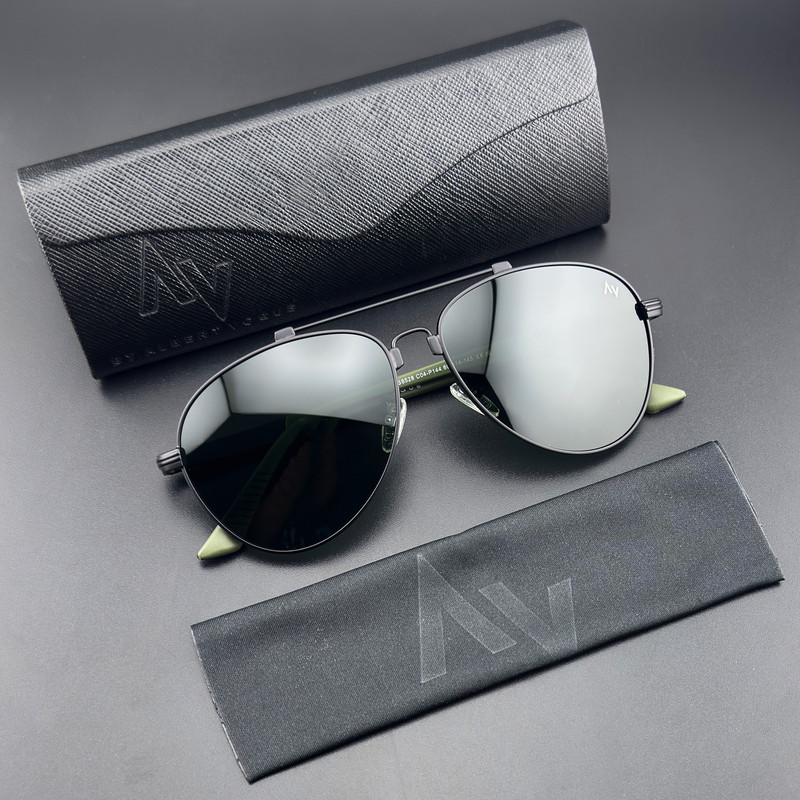 عینک آفتابی مردانه آلبرت وگ مدل JS8528C04-P144 Polarized Flex