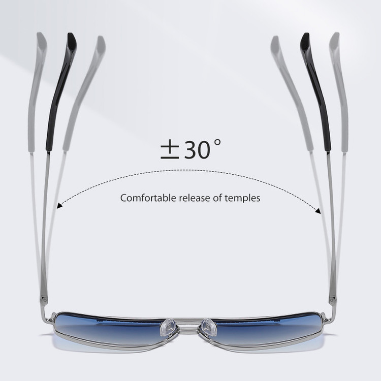 عینک آفتابی خلبانی (Aviator) مردانه آلبرت وگ مدل JS8534C05-P142 Polarized Avantgarde Visionary