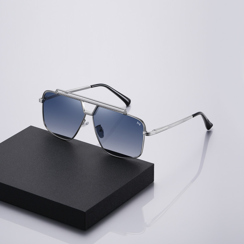 عینک آفتابی خلبانی (Aviator) مردانه آلبرت وگ مدل JS8534C05-P142 Polarized Avantgarde Visionary