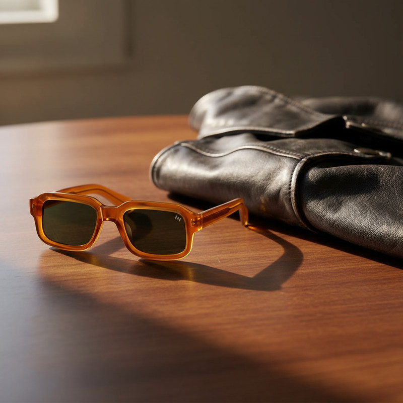 عینک آفتابی فریم خاص آلبرت وگ مدل SZ-8302 Tangerine