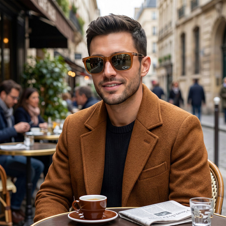 عینک آفتابی ویفرر (Wayfarer) آلبرت وگ مدل S-31127-C5 Acetate Avantgarde Visionary