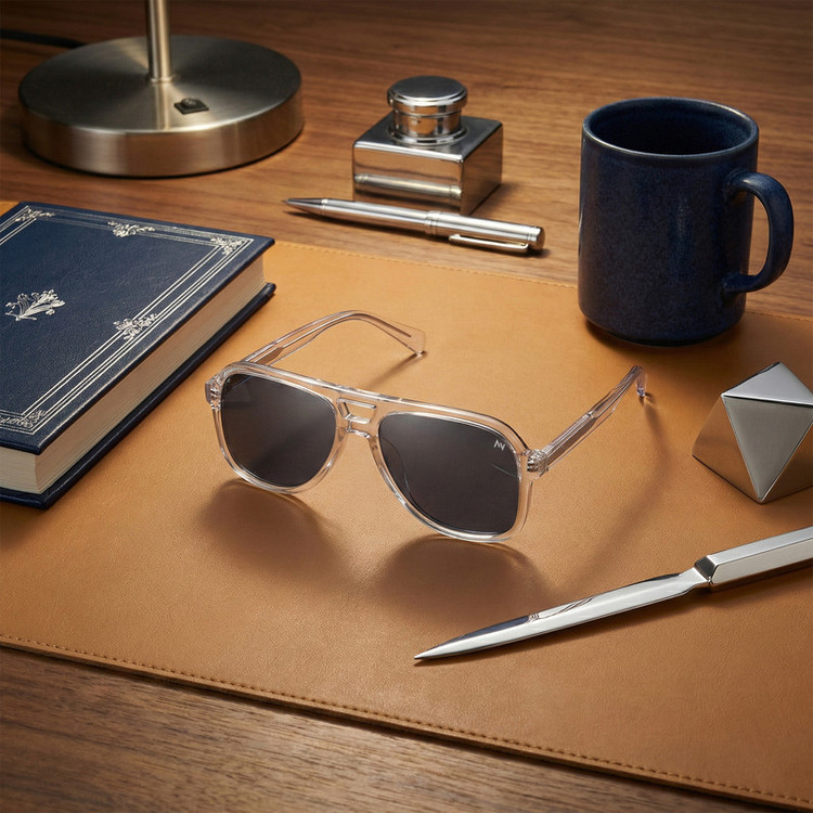 عینک آفتابی خلبانی (Aviator) آلبرت وگ مدل S31117C4 Acetate Avantgarde Visionary
