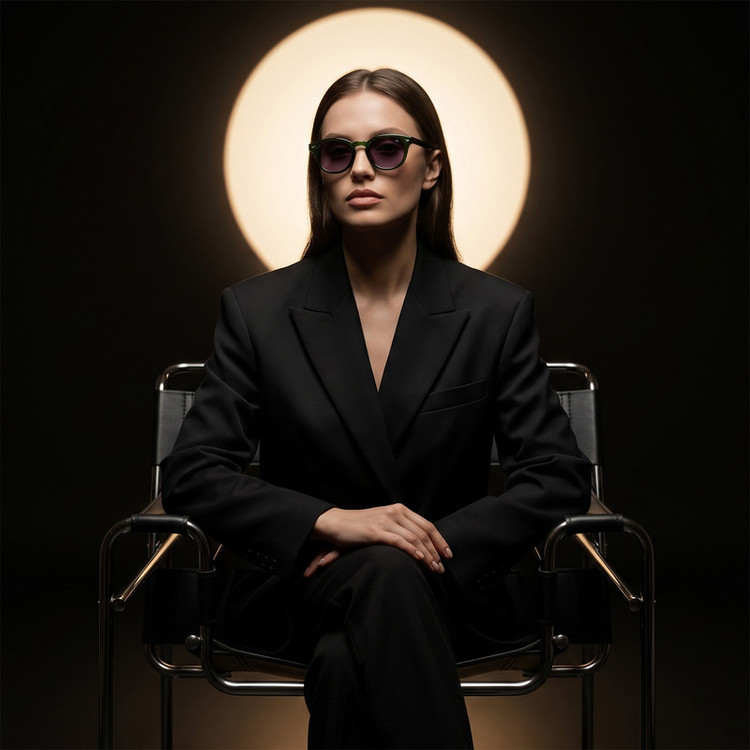 عینک آفتابی زنانه آلبرت وگ مدل S31122C2 Acetate Avantgarde Visionary