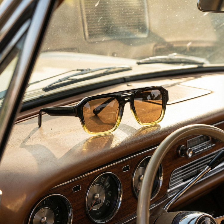 عینک آفتابی خلبانی (Aviator) آلبرت وگ مدل S31120C4 Acetate Avantgarde Visionary